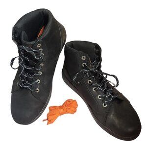 Harley Davidson Motorcyles Mens Watkins Boots Black Leather Lace Up Box 13 M
